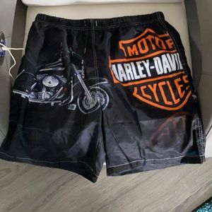 Harley swim trunks black 2X